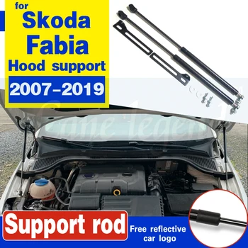 Bil Bonnet Hood Støtte Lift Foråret Beslag Strut Bar Hydraulisk Stang til Skoda Fabia 2007-2019 Roomster Bil tilbehør