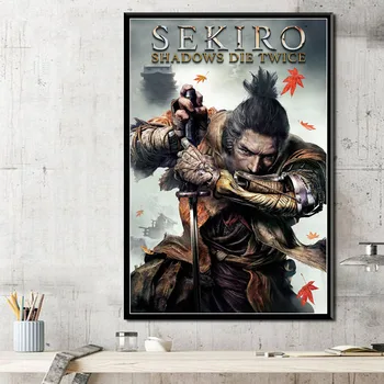 Sekiro Skygger Dø To Gange Hot Video, Spil, Kunst, Maleri, Lærred, Silke Plakat På Væggen I Hjemmet Indretning