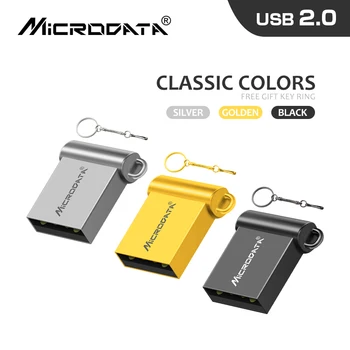 Super mini lille usb-flash-drev 64gb 16gb 32gb pen-drev Metal memory stick usb-stick pend rive