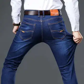 Fipyjip 2020 mode Sommeren strække mænds bukser mænds jeans til mænd løs straight leg casual mænds bukser arbejde billige bukser til mænd