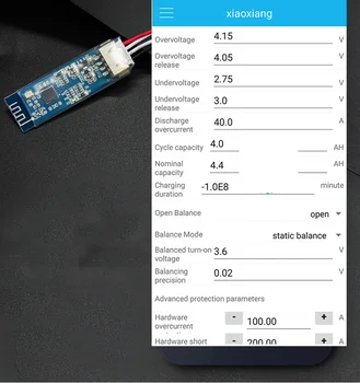 Smart 4S 12V 20A 30A 35A lithium Lifepo4 batteri protection board balance bms-system Bluetooth-APP RS485 UART software skærm