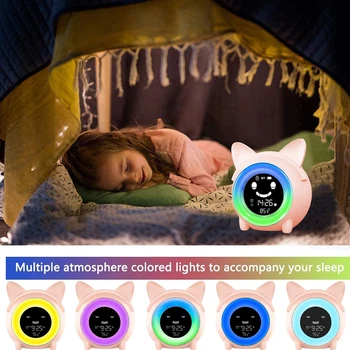 2020 Børn, Børn, der Sover Uddannelse Temperatur LED Baggrund LCD-Display Vækkeur perfekte Værelse dekoration til soveværelse