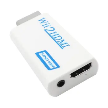 For Wii til HDMI 1080P Converter Til Nintendo Wii Problemfri Plug and Play-Adapter Wii2hdmi 3,5 mm Audio Box Til Wii-link 2021