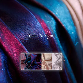 CF852 Mode Farve Intriger Regnbuefarver Jacquard Stof Til Kostume Designer Tøj/Jakke/Culotte/Nederdel/Bukser Manuel Stof