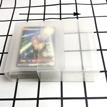 40pages gennemsigtig holder 1pocket kort protector board game card sider bærbare album ærmer til mgt trading cards samling