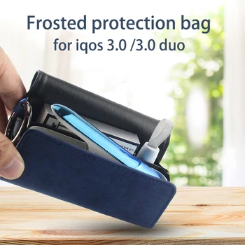 E-cigaret Flannel opbevaringspose til iqos 3.0 duo bærbare krog beskyttelse taske iqos 3.0 tilbehør Cigaret Flip Collection Box