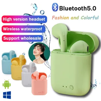 I7Mini Trådløse Hovedtelefon Bluetooth Hovedtelefoner Vandtæt Ørestykker Sport Earbuds For Huawei Iphone OPPO Xiaomi TWS Musik Headset