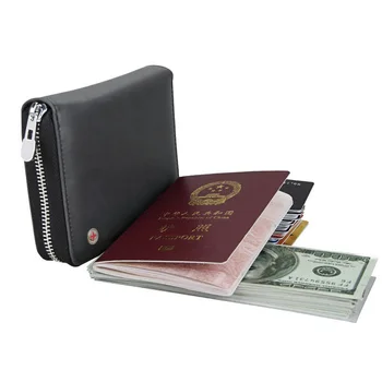 RFID-Kortholderen Mænd Damer Kreditkort Indehaveren, Tegnebog Kvinder Kortindehaveren Passport Indehaveren Bag Cover Seddel Lomme Mini Lynlås Taske