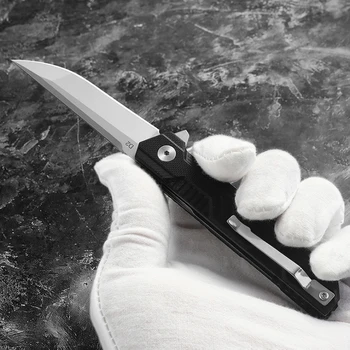 D2 Lomme Taktiske Kniv selvforsvar Våben Kniv med Fast Blad Knive Overlevelse Jagt Folde Kniv Hurtigt Åbner EDC Værktøj