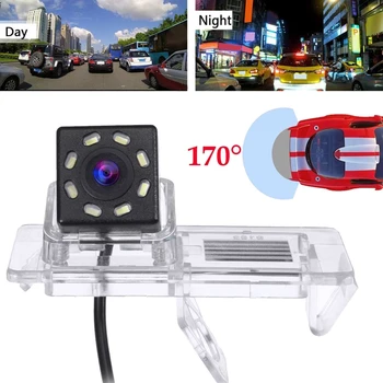 8 LED Bil førerspejlets Kamera 170 Graders Parkering Omvendt Kamera med 24Pin Adapter Kabel til Renault Clio 4 IV 2012-2019