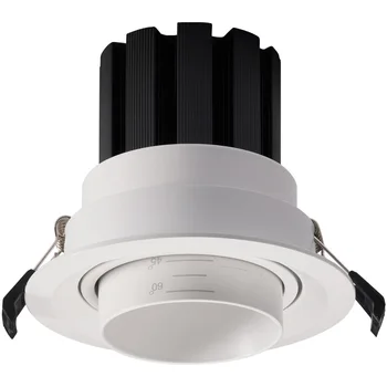 85-265Vac 3-30W 3,4,5 Tommer LED forsænket Lampe,Dæmpbar 15-60° Zomming Variabel Fokus 30° Skrå Gimbal Loft Spot Light
