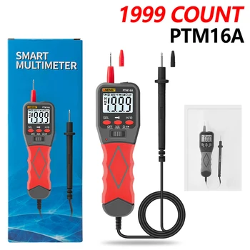 PTM16A Håndholdte Pen Type Digital Multimeter DC/AC Spænding Meter Modstand Diode Kontinuitet Tester Baggrundslys LCD-Display