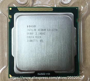 Lntel Xeon E3 E3-1220 1220 3.1 GHz, 8 MB 4 kerner Socket 1155 5 GT trup Core Server CPU E3-1220 fungerer