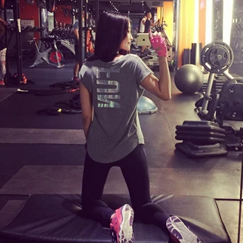 Fitnesscenter Kvinde Yoga Tank Top Sport T-Shirt Til Fitness Workout Sports Wear Toppe For Kvinder Jersey Kvinders Tøj, Kvinde Sportstøj