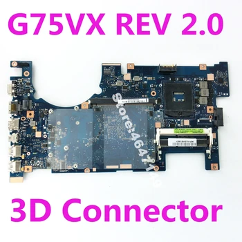 G75VX Bundkort REV2.0 3D-Stik PGA989 Til ASUS ROG G75V G75VX Laptop Bundkort G75VX Bundkort G75VX Bundkort Test OK