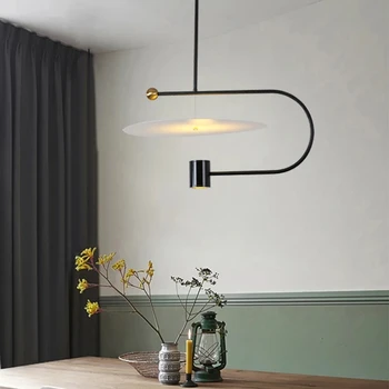 En enkel, moderne restaurant kontor område, pendel lamper kreative mode linje soveværelse undersøgelse stue Spisestue vedhæng lys