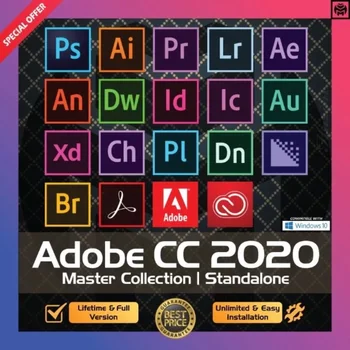 [Nyeste] Adobe CC 2020 - 2021 Vinde 10 / Mac - Photoshop, Illustrator, After Effects, Premiere Pro, InDesign, adobe Lightroom