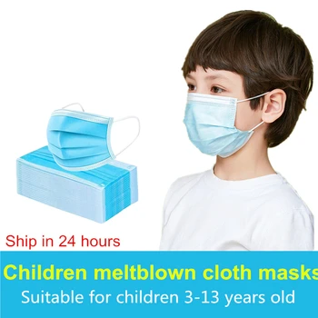 10/50/100 PC ' kid Maske Disponibel Anti-Støv For Barnet Mask 3 Lag Filter Ansigt Munden Børn Støvtæt Maske Masker