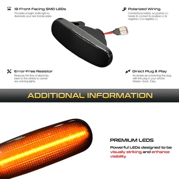 LED Dynamisk Side Markør Lys Repeater Lampe Til Citroen Nemo Panel Van Ejendom Til Peugeot Bipper Van Tepee For Lancia Musa 350