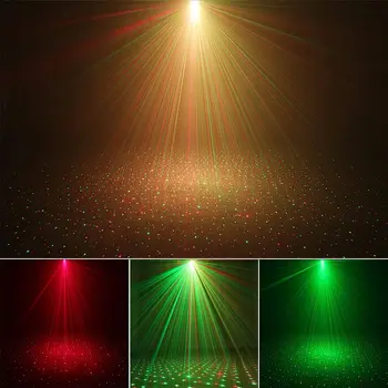 R&G Disco Party Laser Lys, Lyd Aktiveres Fase Virkning Lyset Mini Strobe Projektor Med Fjernbetjening Til DJ Diskotek Hjem KTV