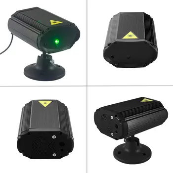 R&G Disco Party Laser Lys, Lyd Aktiveres Fase Virkning Lyset Mini Strobe Projektor Med Fjernbetjening Til DJ Diskotek Hjem KTV