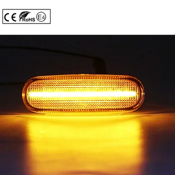 For Fiat Peugeot Bipper max van Tepee Citroen Nemo Lancia Musa Klar LED side markør lys blinklys lampe 2X