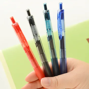 4stk Mitsubishi UMN-105 Gel blæk pen Klik på type klassiske office særlig signatur pen eksamen pen pen for studerende forsyninger