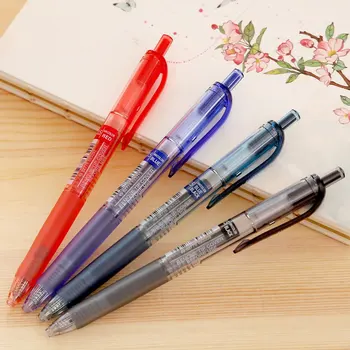 4stk Mitsubishi UMN-105 Gel blæk pen Klik på type klassiske office særlig signatur pen eksamen pen pen for studerende forsyninger