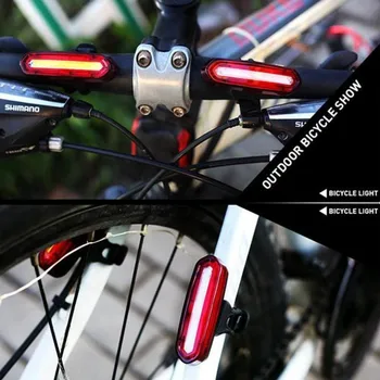 LED Cykel Lys Sæt USB-Opladning Foran Bageste Baglygte Sikkerhed Advarsel Lampe MTB Road, Mountain Bike Lights Cykel Tilbehør