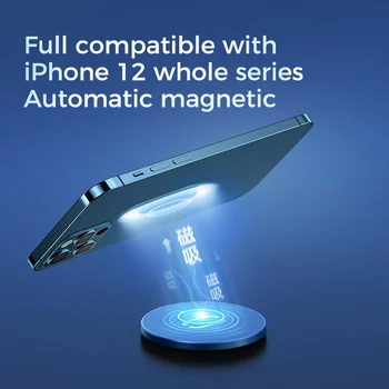 Nye Magnetiske Trådløse Oplader Til iPhone 12 Pro Max 15W Qi Hurtig Oplader Til iPhone 12 11 XS X XR Oplader Til Airpods