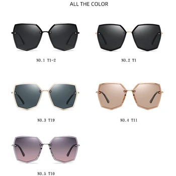 Luksus Europa, Amerika Polariserede Solbriller Kvinder Retro Udendørs Kørsel Uregelmæssige Solbriller Til Kvinder Klassiske Nuancer Tendens 2021