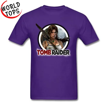 Sexy Lara Croft Tomb Raider T-Shirt i Ren Bomuld Cool Film Pirnt Store T-shirts til Mænd af Høj Kvalitet, Slim Fit t-Shirts Drop Shipping