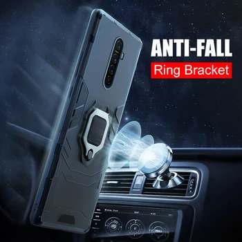 Luksus Stødsikkert Magnetisk Metal Flip Phone Case For Oppo Zloiforex 7 Pro 6D bagcoveret på Opp Realmi 7 6 Pro 6Pro 7Pro Rustning Coque