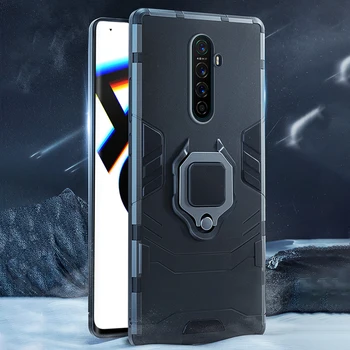 Luksus Stødsikkert Magnetisk Metal Flip Phone Case For Oppo Zloiforex 7 Pro 6D bagcoveret på Opp Realmi 7 6 Pro 6Pro 7Pro Rustning Coque