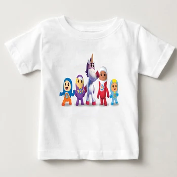 Gå jetters Eventyr animationsfilm Børn Sommer T-shirt baby dreng pige åndbar bomuld kortærmede T-shirt 2020 3-8T barnet T-shirt