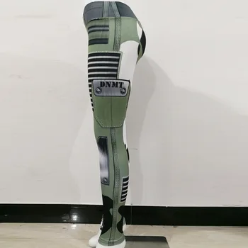 Høj Talje Camouflage Leggings med Lomme Kvinder Army Grøn Kausale Bukser Trænings-og Leggins Sexet Push Up sportstøj Jeggings Femme