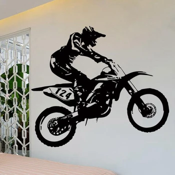 Mxgp Ekstrem Motorcykel Racing-Sticker Køretøj Motocross Plakater Vinyl vægoverføringsbilleder Indretning Vægmaleri Off-road Autocycle Racing Decal