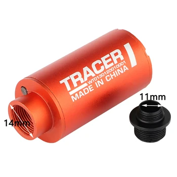 Taktisk Airsoft Auto Lysere S Tracer 14mm CCW/11mm CW for Riffel og Pistol Skydning Militær Camouflage Lettere Auto Tracer