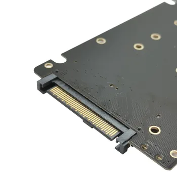 M. 2 SSD til U. 2-Adapter, 2 i 1 M. 2 NVMe SATA-Bus NGFF SSD ' er til PCI-e U. 2 SFF-8639 PCIe M2-Adapter Omformer til Desktop-Computere