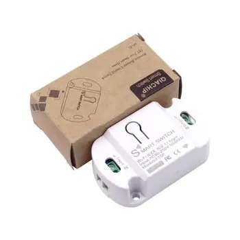 Wifi Smart Switch Timer 90-250V 10A Trådløse kontakter Smart Home Automation Skifte Modul Arbejde Med Alexa, Google Startside Tuya APP