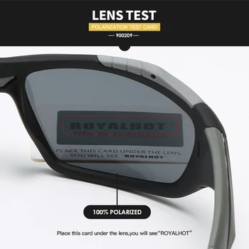 RoyalHot Mænd Kvinder Polariseret Rektangel Ramme Sports Solbriller Vintage Solbriller Retro Briller Nuancer Oculos Mandlige 900209