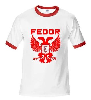 Stolthed russiske Fighter Legende Fedor Emelianenko Sidste Kejser Mænds Bomuld T-Shirts t-Shirts Toppe tøj