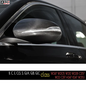 Carbon Fiber Udskiftning Spejl Caps til Mercedes B C E CLS S GLA/B/C Klasse W205 W247 W213 W238 W222 W217 H247 X247 X253 C253
