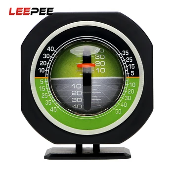 LEEPEE Høj præcision Bil Hældningsmåler Indbygget LED Køretøj Declinometer Gradient Auto Hældning Meter Niveau Bil Kompas