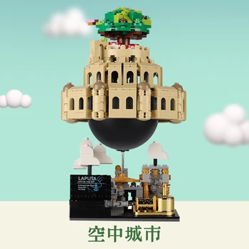 XingBao MOC Idé Series By i Himlen Kreative Slot Model byggesten Music Box Kompatibel Lepining Legetøj Til Børn Mursten