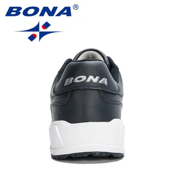 BONA 2020 Nye Designere Populære Trend Herre vandresko Udendørs Gummisko Mand Komfortable Hombre Zapatillas Sapatos Masculino