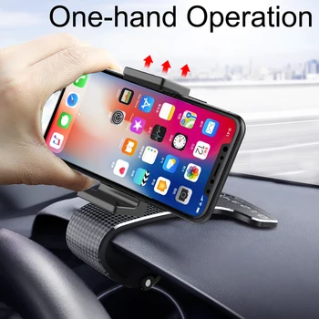 XMXCZKJ Mobiltelefon Holder til Instrumentbræt Anti-Slip Køretøj GPS Bil Universal Mount til Iphone X