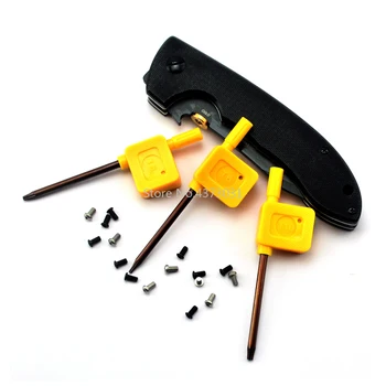T6, T8 T10 skruetrækker For Diy Kniv materiale Gør kniv folde kniv skrue Værktøjer til Fjernelse af Blomme skrue driver