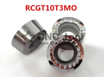 Gratis forsendelse 10STK aluminium hårdmetal indsætte RCGT10T3MO, CNC drejebænk, der er egnet til aluminium behandling, indsæt EMR-5R