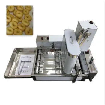 Top design seneste catering udstyr 4 række mini automatisk donut maskine til snack shop bruge
